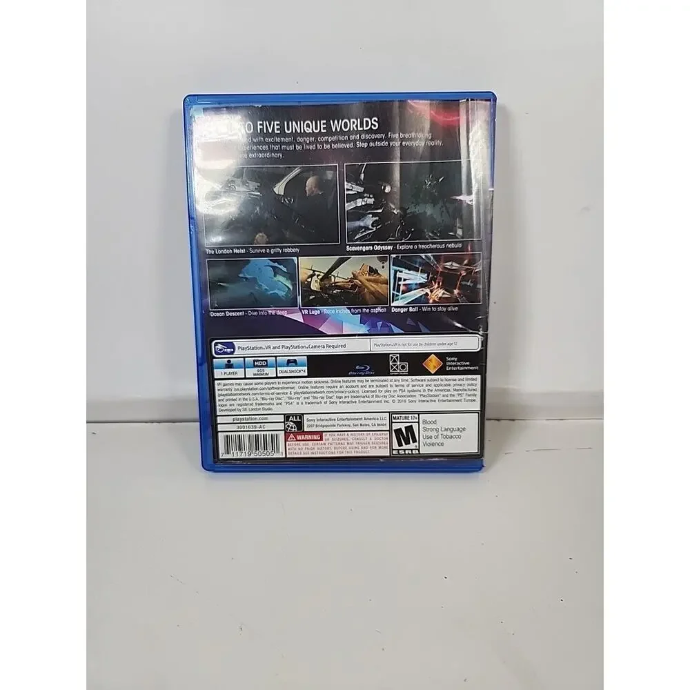 PlayStation VR Worlds Game Sony PS4